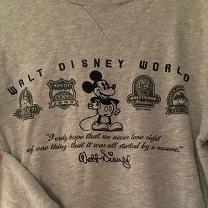 Small Walt Disney World Crewneck Sweatshirt | Disney Parks Sweatshirt Mickey